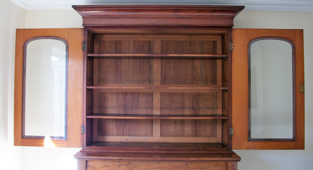 English Antique Mahogany Bookcase